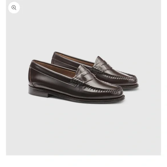 GH Bass Dark Brown Leather Loafers (Whitney Weejuns) 8.5 - Picture 3 of 12